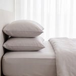 Boutique Blanche Fitted Sheet 100% Cotton Super King 200TC Percale Grey 200*200Cm image number 4