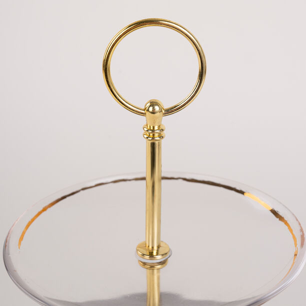 Gold Figure 3 Tier Cake Plate image number 3