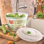 Snips ulaop vintage salad spinner transparent 25*15.5cm image number 5
