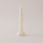 هومز شمعة كالم من شمع الصويا، أبيض 7.5*7.5*24.5سم image number 1