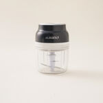 Alberto stainless steel mini electric garlic chopper 2.9*2.9*12.7cm, black image number 0