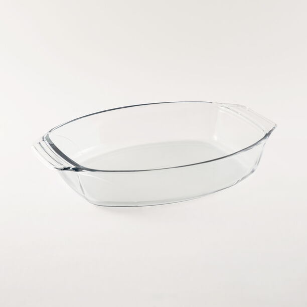 Pyrex Clear Rectangular Glass Roaster Classic, 3L, 35 Cm image number 1