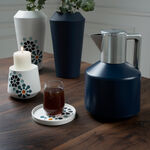 Dallaty white porcelain and glass Tea and coffee cups set 18 pcs image number 5