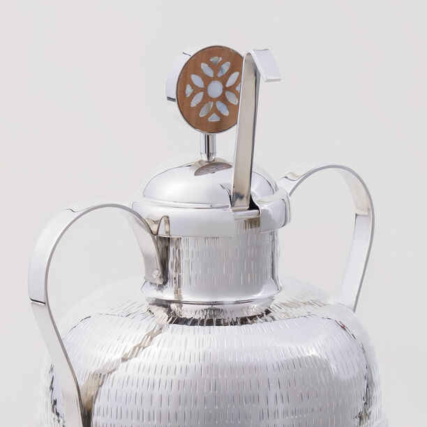 Pearl Collection La Mesa Bean Pot Steel With Wood Base, 42*25*21.5 cm image number 2