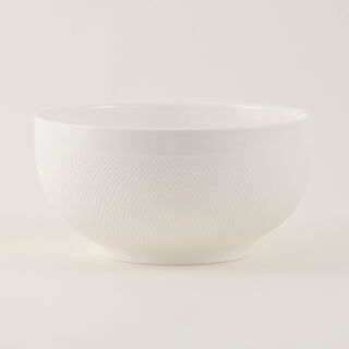 وعاء خلط سيراميك البرتو نقش أبيض سعة 3.2 لتر