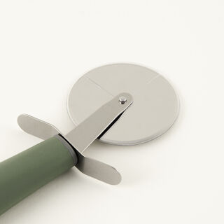 البرتو قطاعة بيتزا ستانلس ستيل 23*7*2.3سم، أخضر