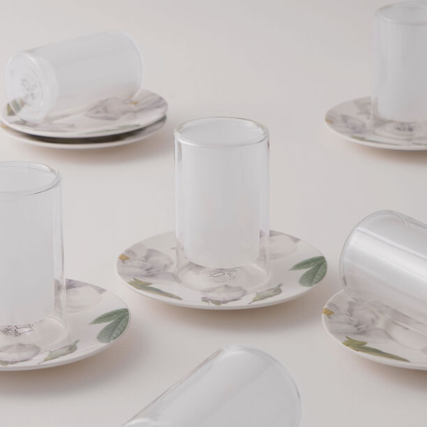 Dallaty 12Pcs Glass Tea Set image number 1