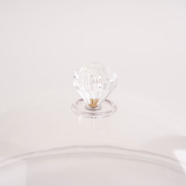 Round Cake Plate With Acrylic Dome And Stand image number 2