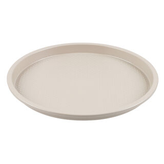 Alberto Beige Pizza Pan 35.2*35.2*2.5Cm