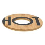 Alberto Bamboo Round Trivet Hot Design image number 2