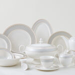 La Mesa 47 Pcs Bone Porcelain Dinner Set image number 0