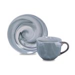La Mesa Marble With Silver Coffee Set 12 Pieces  image number 2