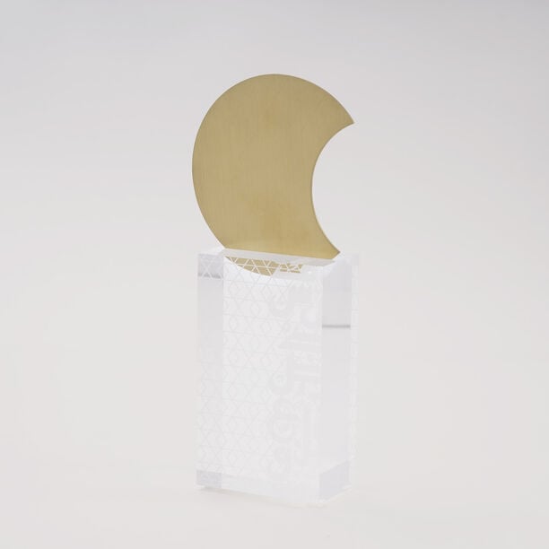 Luster Collection Acrylic Moon Home Accent, 5*14 cm image number 0