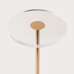 Homez Serena Side Table, Gold 30*30*60Cm image number 2