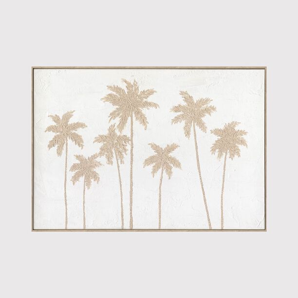 Homez canvas wall art painting palm patterns 120*150*5cm image number 0