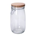 Alberto Glass Jar With Wooden Clip Lid image number 0