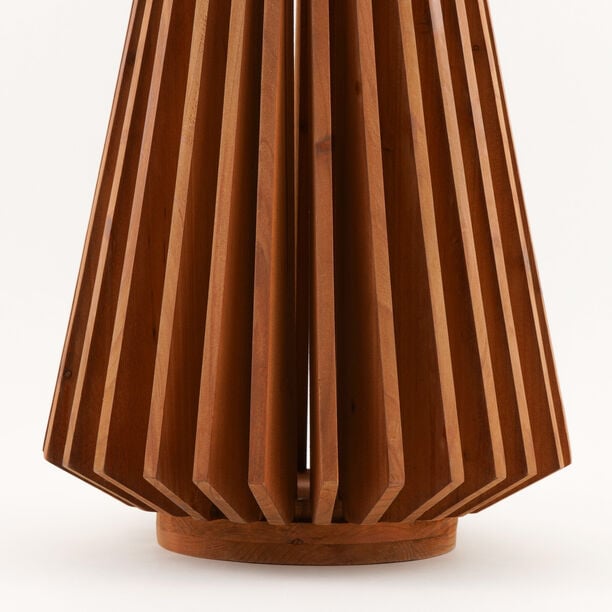 Homez wood solar lantern, brown 31*31*43 cm image number 3