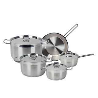 Alberto Stainless Steel Cookware Set 9 Pieces