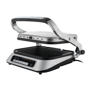 Sencor silver electric grill 2100W with 7 programs