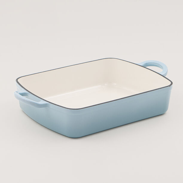 Alberto cast iron baking tray rectangular 20*30cm, blue image number 0