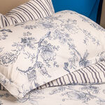 Cottage icy floral 6pc comforter queen blue 200*240 cm image number 3