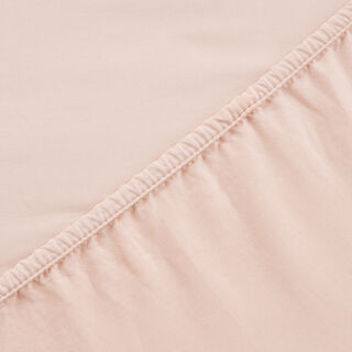 Boutique Blanche Fitted Sheet 100% Cotton 200Tc Percale Queen, Pink 160*200 Cm