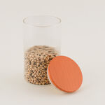 البرتو طقم علب تخزين زجاج بوروسيليكات بغطاء خشب صنوبر 4 قطع 31.5*11*30.5 سم image number 2