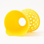 OXO egg poacher silicone 2pcs in yellow 3.5"* 3"* 3" image number 4