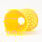 OXO egg poacher silicone 2pcs in yellow 3.5"* 3"* 3" image number 4
