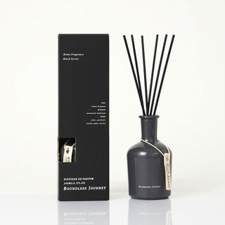 Diffuser with sticks 200ml fall forest fragrance black