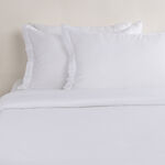 Boutique Blanche Duvet Cover Set 100% Cotton 300Tc Sateen Full White 200*200 Cm image number 0
