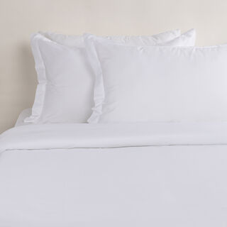 Boutique Blanche Duvet Cover Set 100% Cotton 300Tc Sateen Full White 200*200 Cm