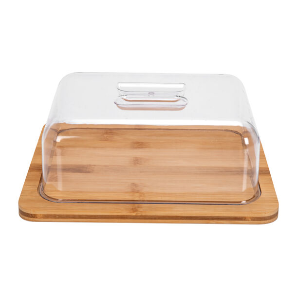 Alberto Bamboo Cheese Dome With Lid image number 2