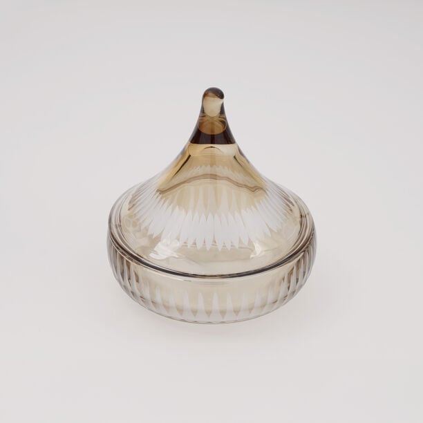 دلتي تمرية زجاج 15 مل، بني image number 3