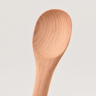 Pentola wood spoon, silicone handle, green 30*6.9*1.5 cm
