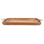 Serving Tray Gold & Black Olive image number 0