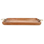 Serving Tray Gold & Black Olive image number 1