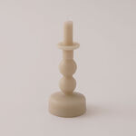 Homez Soya Wax Glow Candle, Beige 5.8*5.8*14Cm image number 1