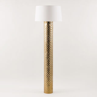 هومز مصباح أرضي من معدن، ذهبي 45*45*155سم