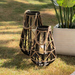 Lantern Bamboo Black Dia 36.5 *Ht: 56 Cm image number 0