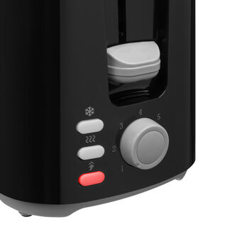 2 slots Sencor black electric toaster 750 W