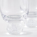 La Mesa 4Pcs Clear Glass Cup Set With Bubble Base image number 2