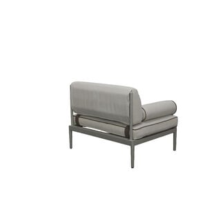 Homez Aluminiuminum Single Sofa, Beige 74.5*70*81.5 Cm