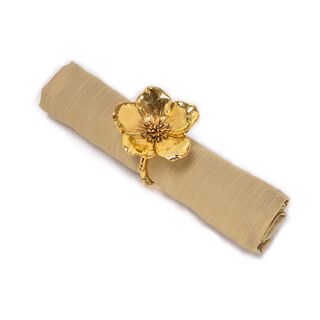 2 Pieces Alloy Napkin Ring Rose Gold