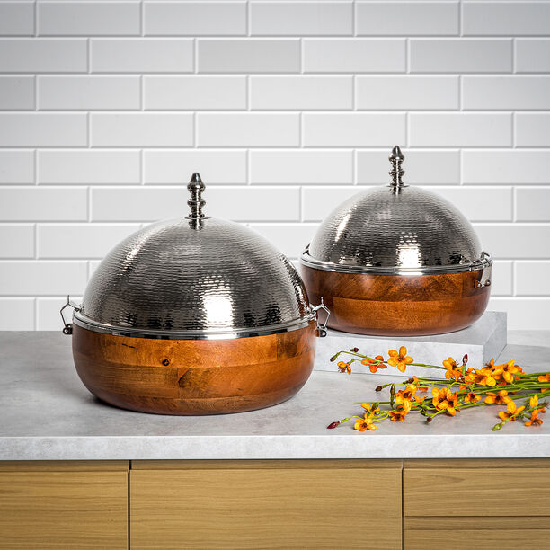 Small Food Warmer nickel Plated dim: 28Cm image number 0