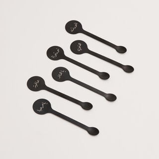 دلتي طقم ملاعق شاي معدن 6 قطع