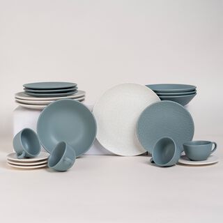  20 Pcs Porcelain Dinner Set Serve 4 Persons