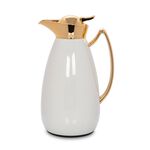Dallety Steel Flask White/Gold 1L image number 0