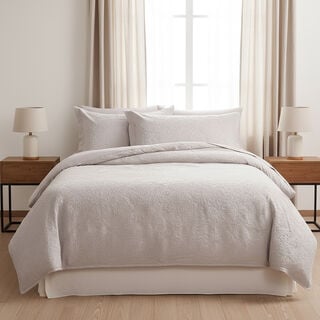 Cottage 4pcs decorated comforter set twin 160*220cm, beige