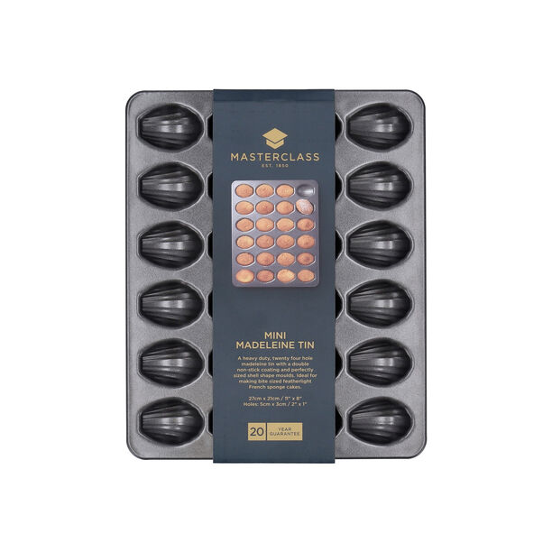 Masterclass non stick medeleine mold 27*21cm image number 0